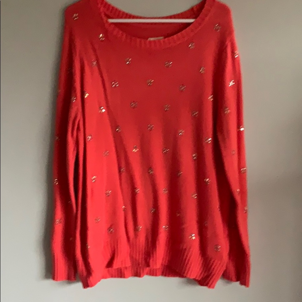Jeweled Pink Sweater